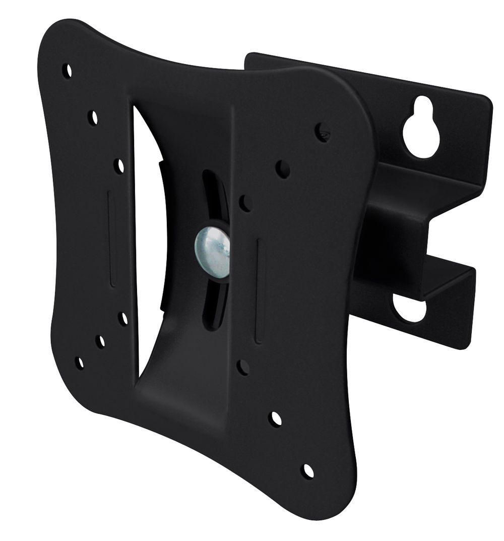 Flachbildschirm-Wandhalter, 10"-30",-20kg, Neigung 15°, schwarz
