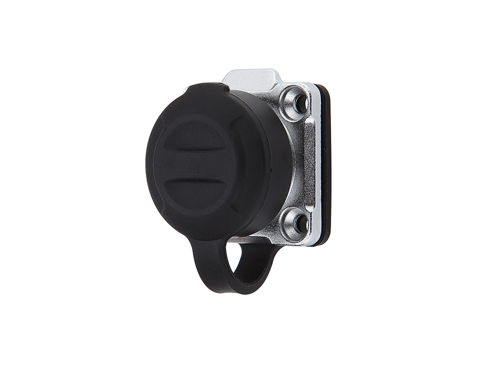 Industrial Connector S3 - Power (3-Pin) Feed-through coupler with flange, solder termination, metal, M20, bayonet, IP65/67, Good Connections®