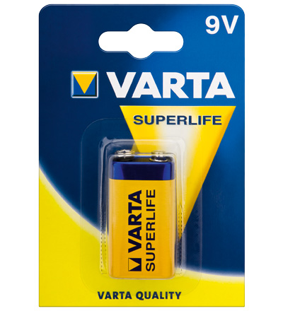 Varta® Battery (2022) Superlife (Alkali) 6 F 22 VSL, 9V, 1x, Blister