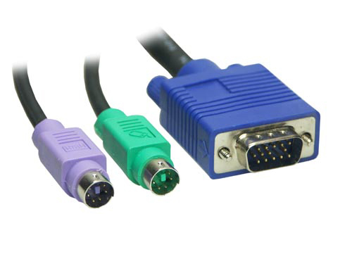 KVM Kabelsatz Stecker / Stecker Länge: 5m