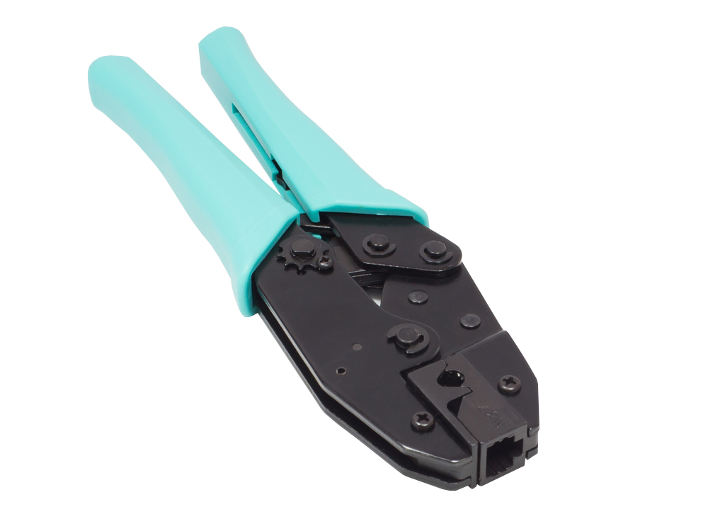 Crimping tool for shielded RJ45 Cat.6A plugs, Good Connections®