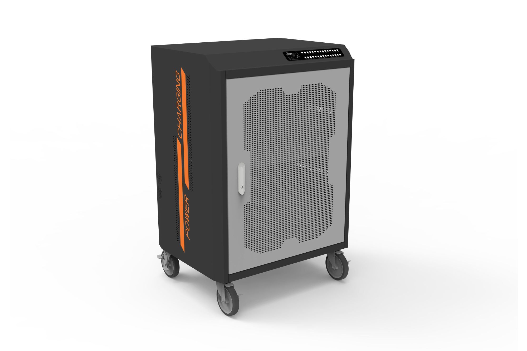 Good Connections® Charging Cart for 30 devices, USB-C™, 45W per port, PD 3.0, PPS, QC 3.0, black/grey