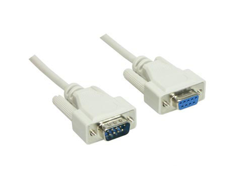 Serielle Verlängerung 9-pol Stecker an Buchse, Länge: 10m, Good Connections®