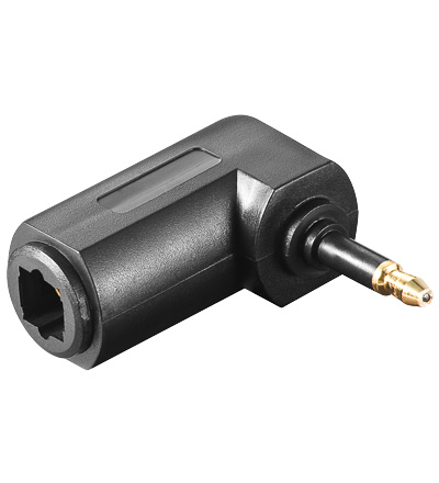 Audio Adapter 3,5 mm mini Winkelstecker an Toslink Buchse