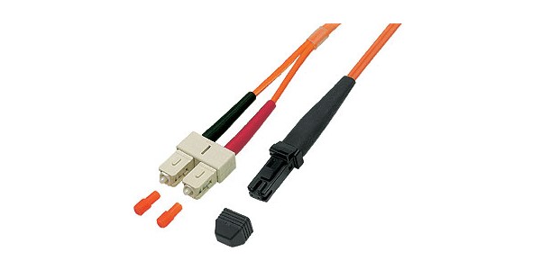 LWL Duplex Patchkabel MT-RJ / SC, 50/125, Länge: 30m, Good Connections®