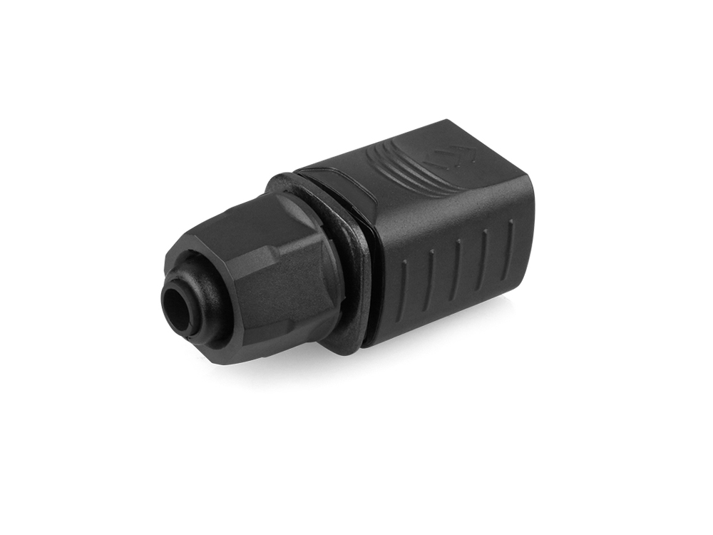 Industrial connector S6 - Unmated plug, cut-out for RJ45 plug, Good Connections®