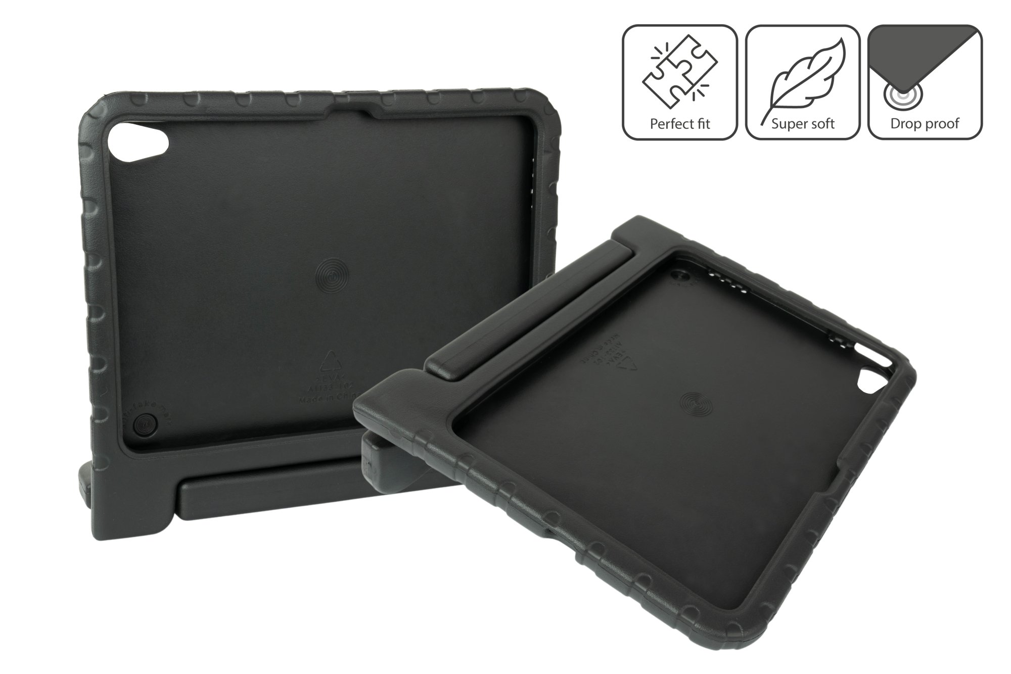 IPad 10.9" (10th gen.) tablet protective case with kickstand, black, Good Connections®