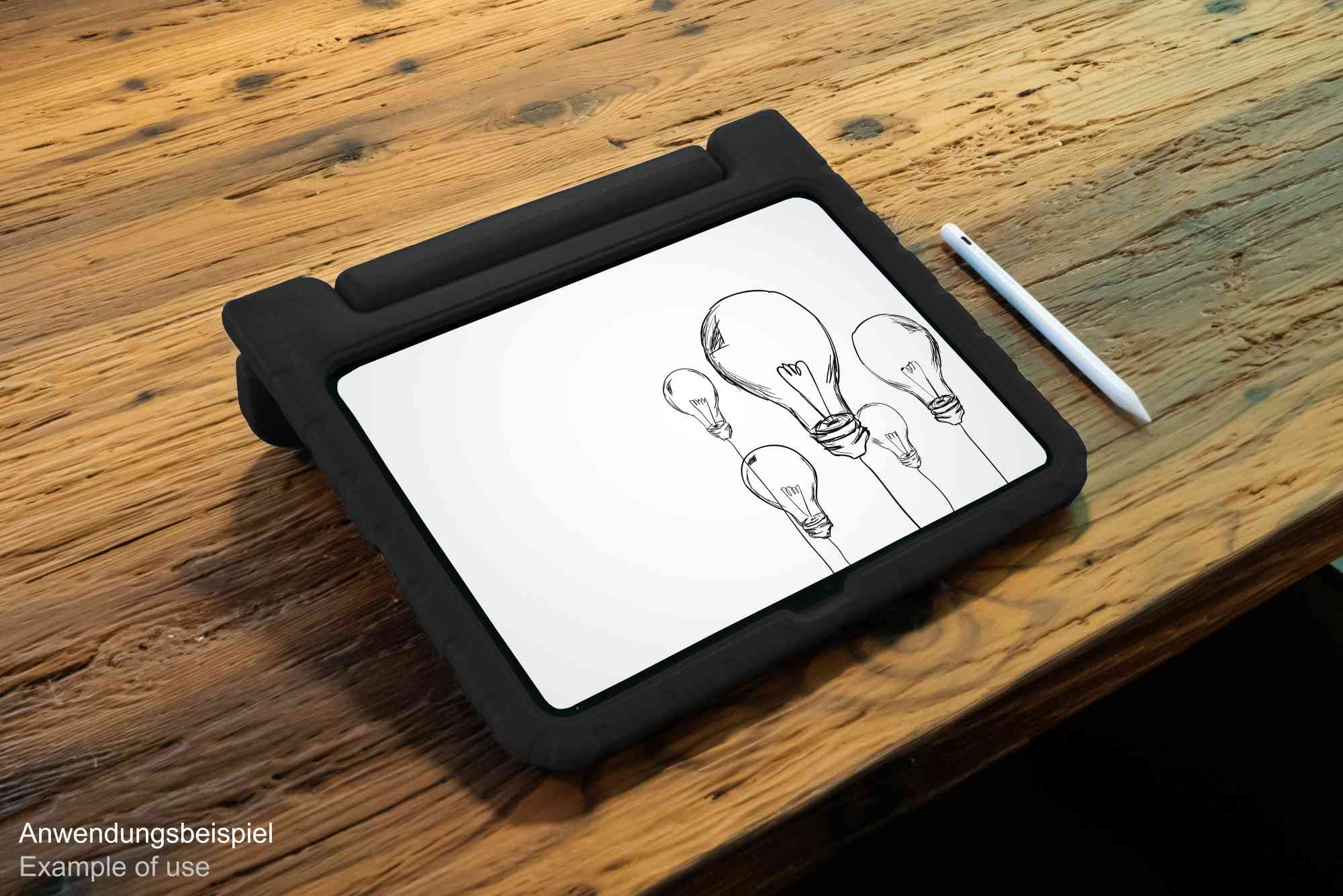 IPad 10.9" (10th gen.) tablet protective case with kickstand, black, Good Connections®