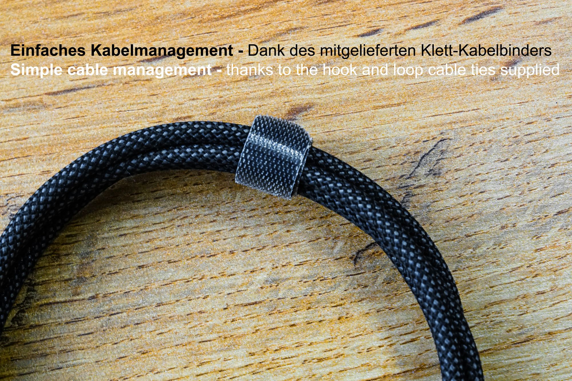 USB 2.0 Lade- und Datenkabel (100W) mit Digitalanzeige, USB-C™ Stecker an USB-C™ Stecker, schwarz, 1m, Good Connections®