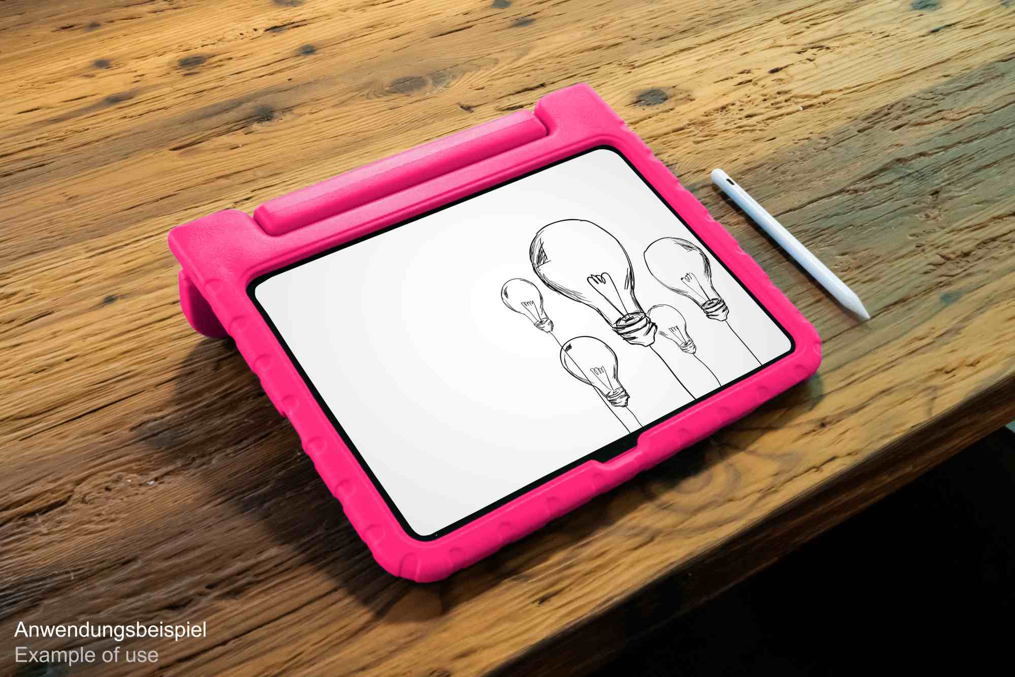 IPad 10.9" (10th gen.) tablet protective case with kickstand, magenta, Good Connections®