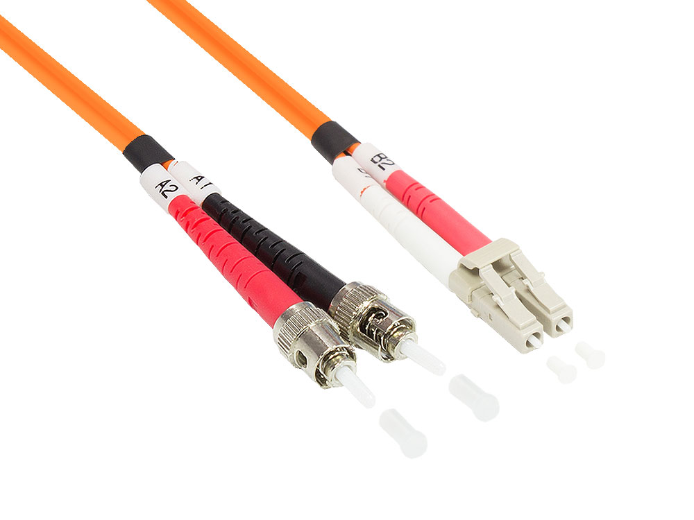 Patchkabel LWL Duplex OM2 (Multimode, 50/125) LC/ST, 5m, Good Connections®