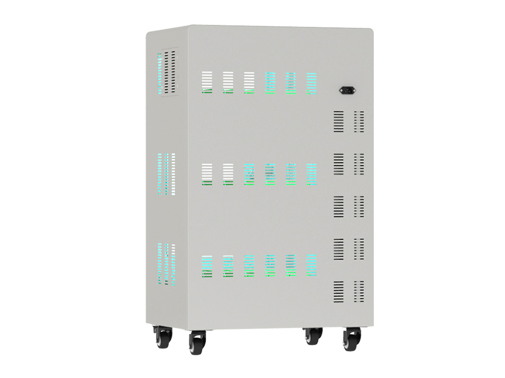 Good Connections® ANTARES T30C Tablet-charging cabinet up to 11", USB-C™ version, 30W per port, UV-C disinfection, grey