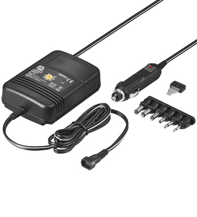 Stabilisiertes Schaltnetzteil bei 12-24V, mit max. 2000 mA
