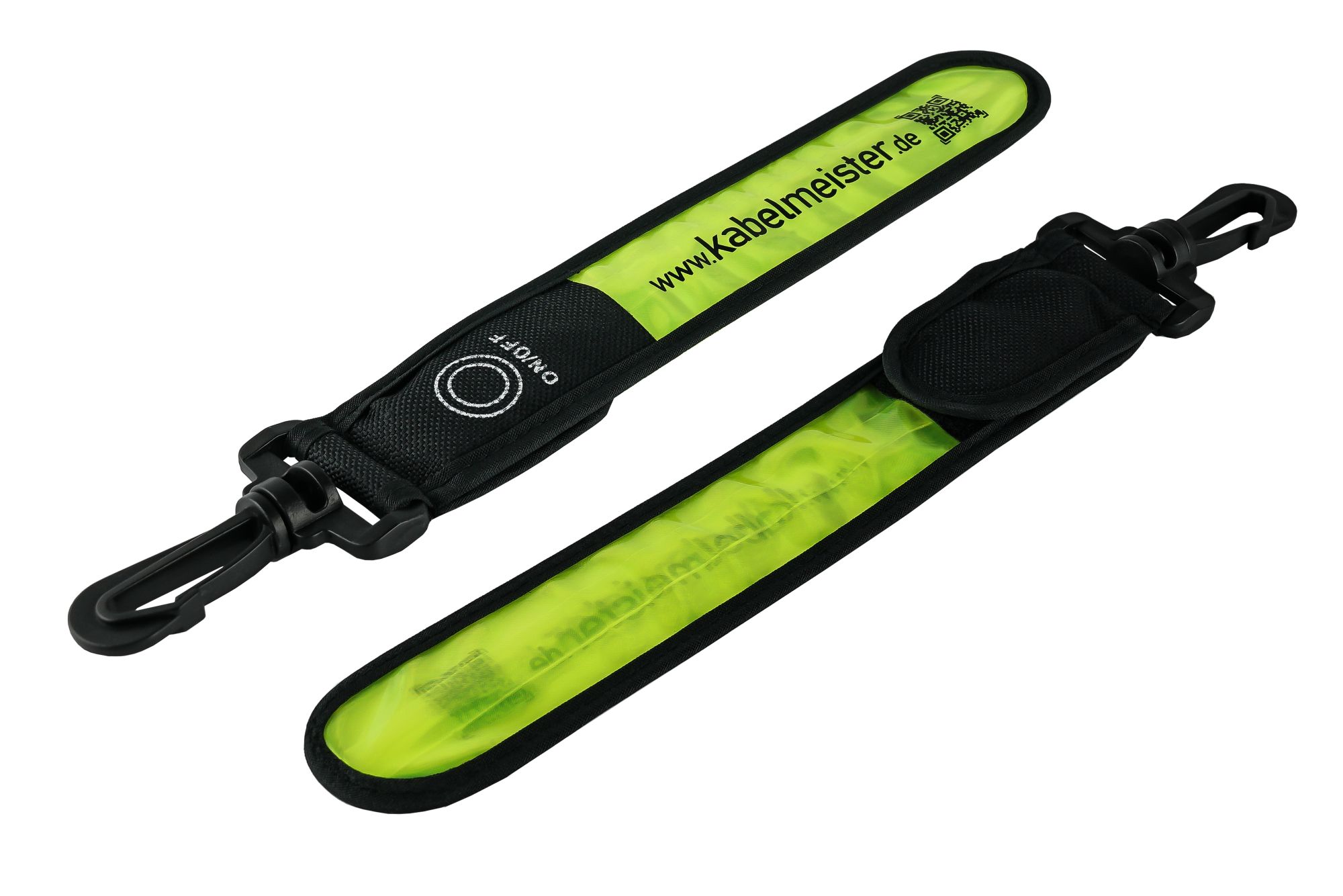 kabelmeister® LED Leuchtband mit Befestigungshaken, grün/gelb