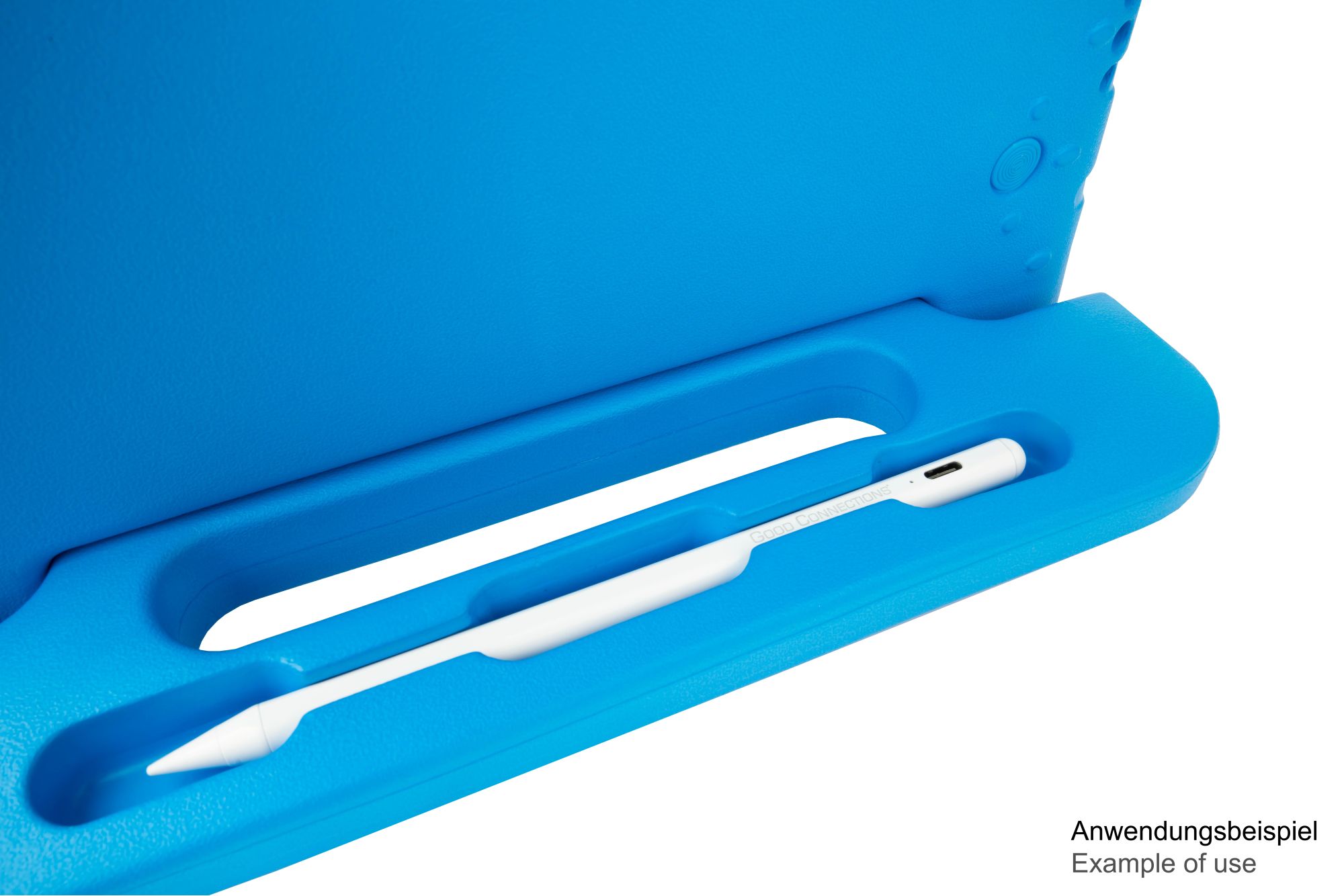 IPad 10.9" (10th gen.) tablet protective case with kickstand, blue, Good Connections®