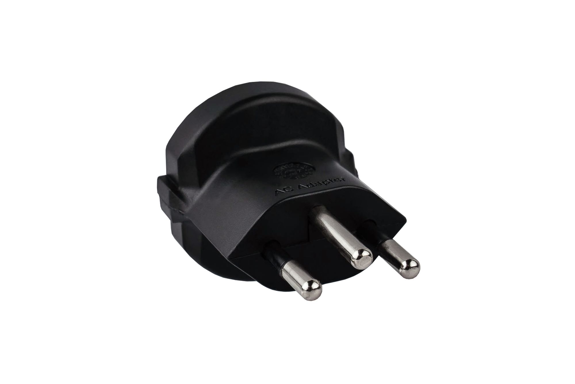 kabelmeister® Power adapter Switzerland plug Typ J (SEV 1011, straight) with insertion aid to safety contact socket, black