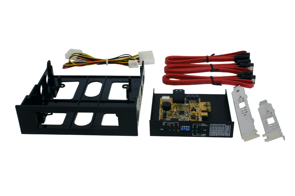 Exsys® Backup System SATA 2 mit Hardware RAID 0 und 1