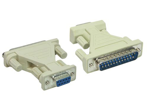 Serieller Adapter, 9pol Buchse an 25pol Stecker