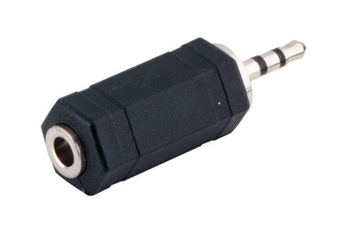 Audio Adapter 2,5mm Stereo Stecker / 3,5mm Stereo Buchse