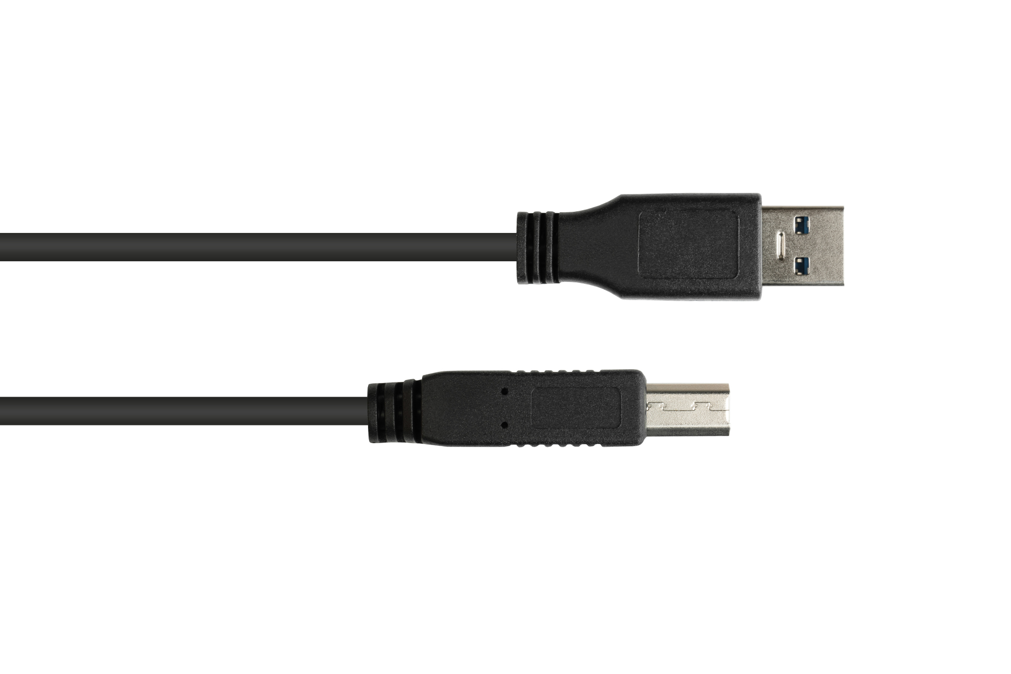 Anschlusskabel USB 3.0 Stecker A an Stecker B, schwarz, 0,2m, Good Connections®