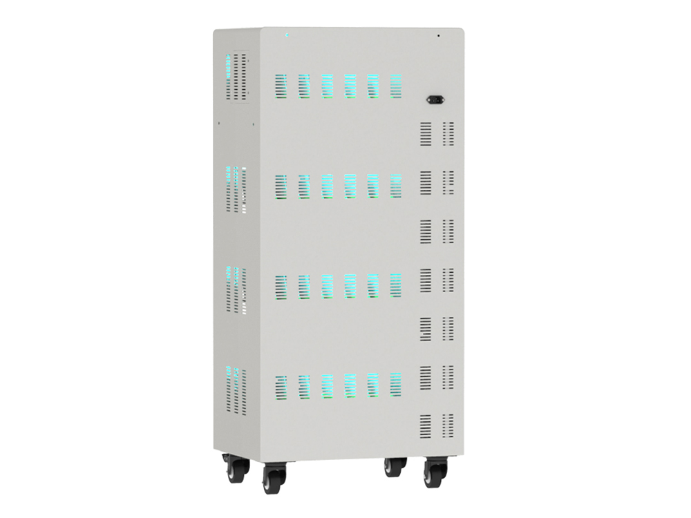 Good Connections® ANTARES T40C Tablet-charging cabinet up to 11", USB-C™ version, 30W per port, UV-C disinfection, grey