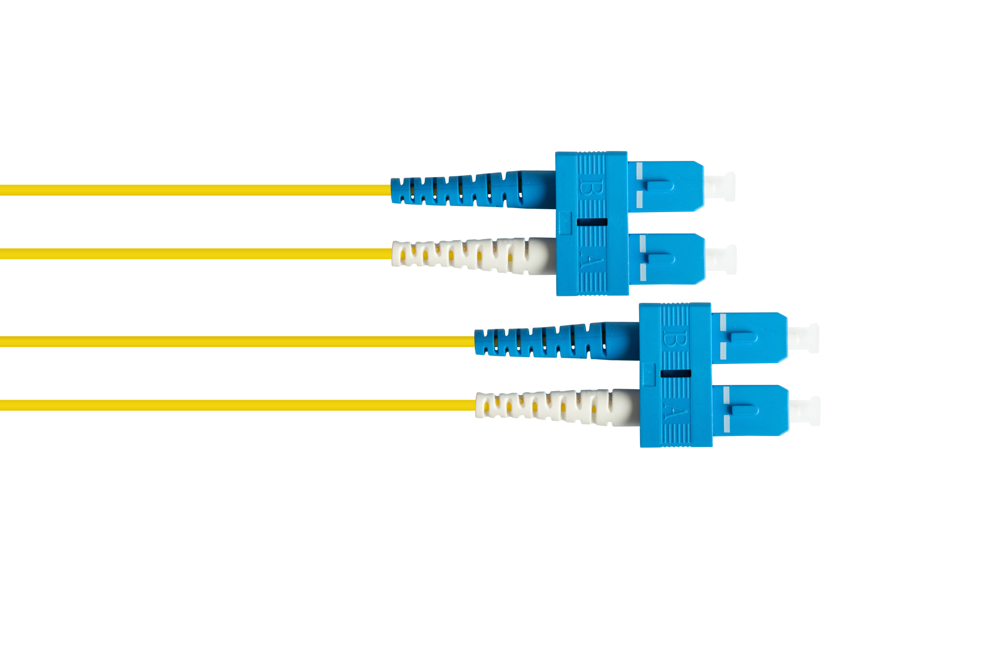 Patchkabel LWL Duplex OS2 (Singlemode, 9/125) SC/SC, LSZH, austauschbare Polarität, 5m, Good Connections®