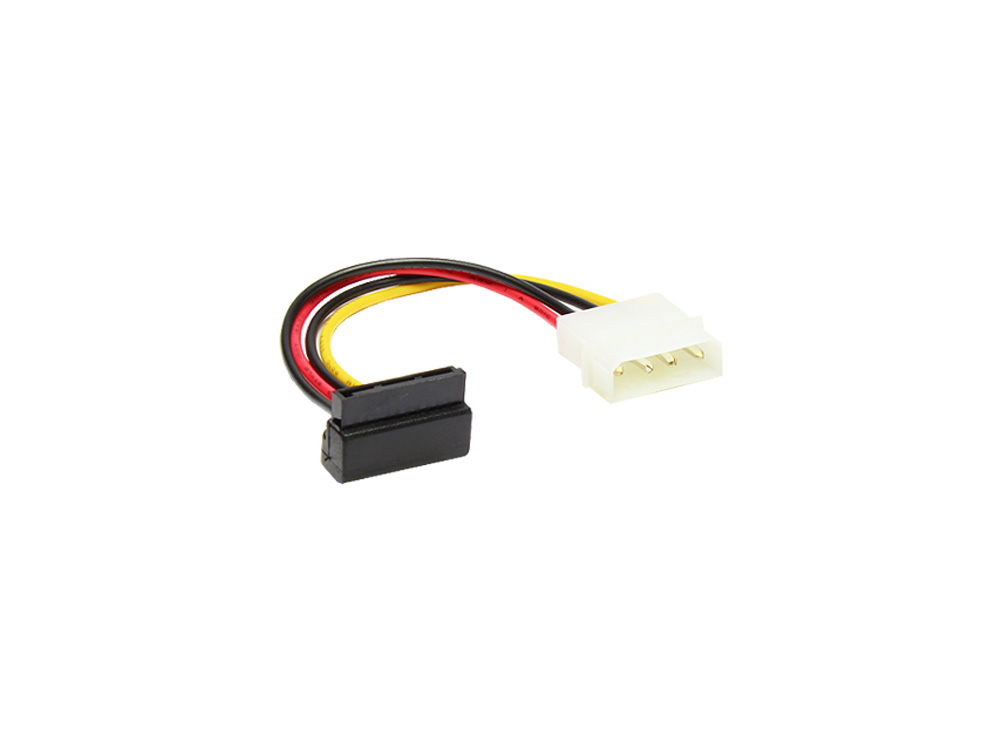 S-ATA Stromkabel 1x 4Pin an 1x 15Pin (abgew.), ca. 15cm, Good Connections®
