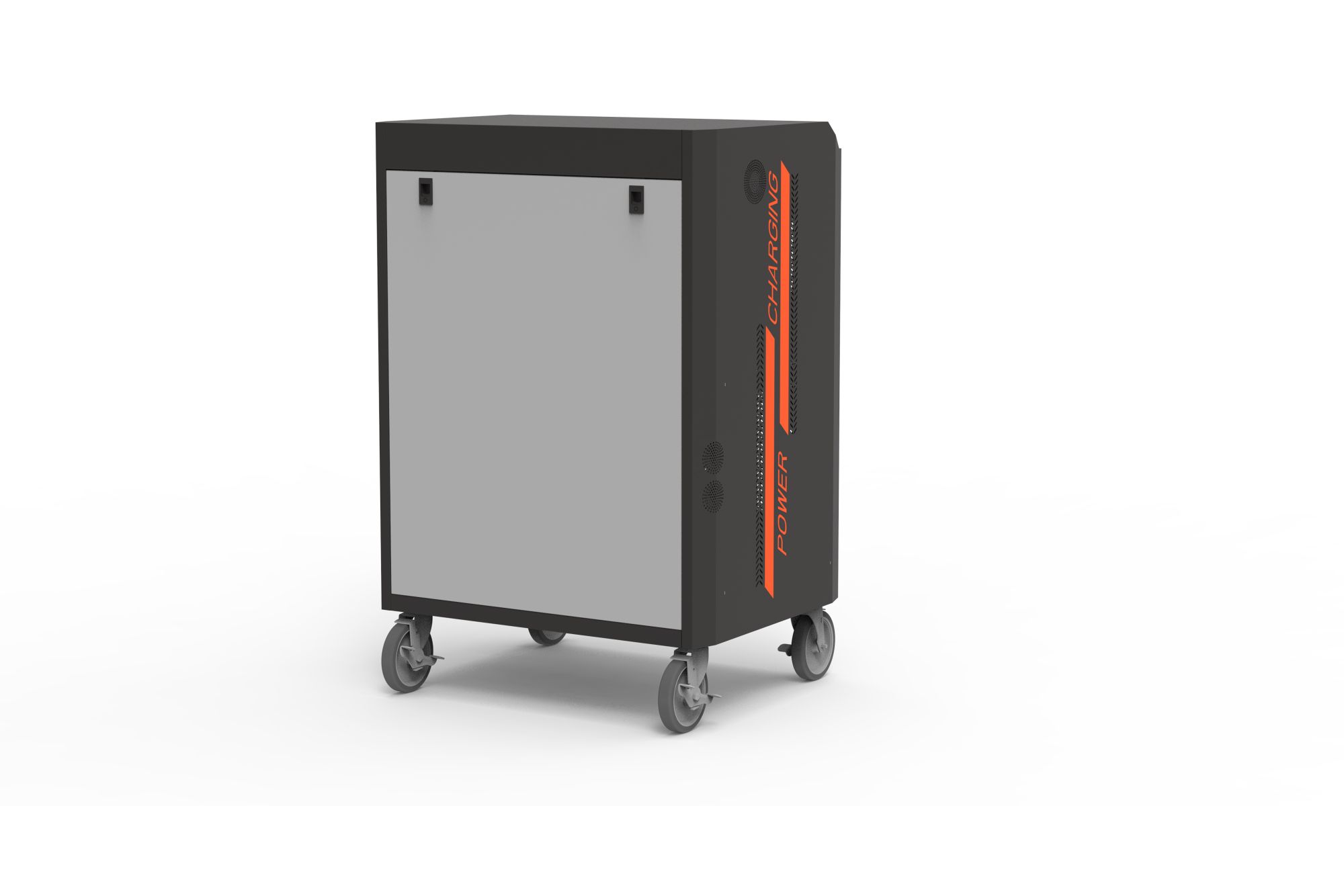 Good Connections® Charging Cart for 30 devices, USB-C™, 45W per port, PD 3.0, PPS, QC 3.0, black/grey