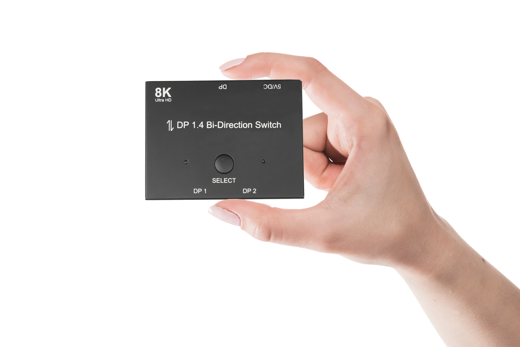 DisplayPort 1.4 Switch, 2-way, bidirectional, 8K @30Hz, Good Connections®