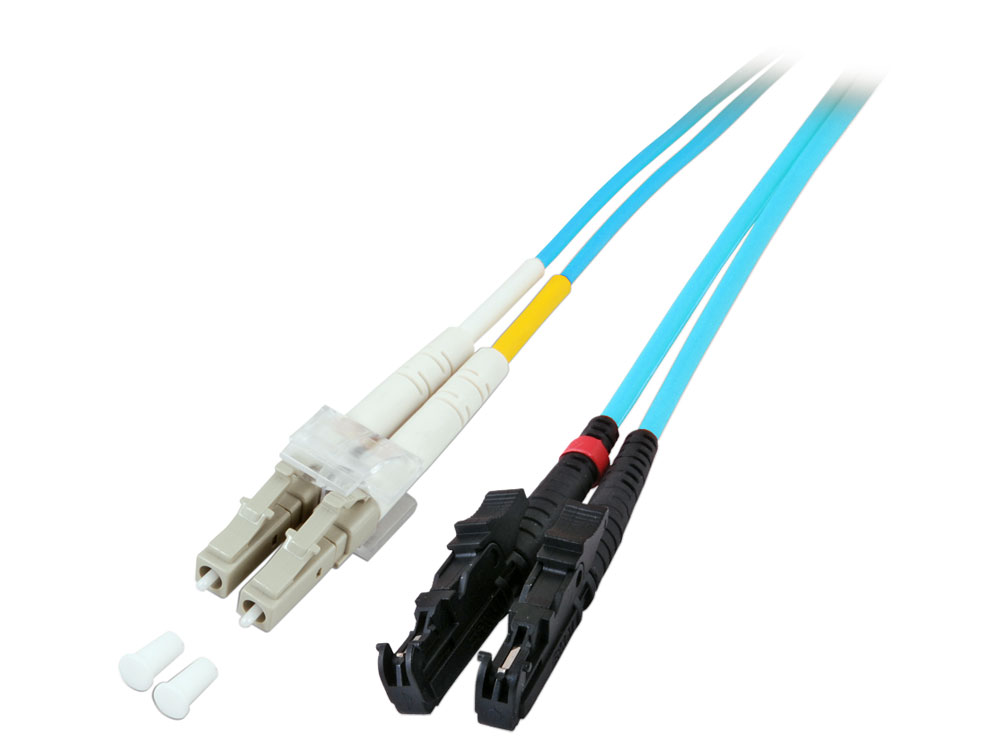 Patchkabel LWL Duplex OM4 (Multimode, 50/125) E2000®/LC, 7,5m, Good Connections®