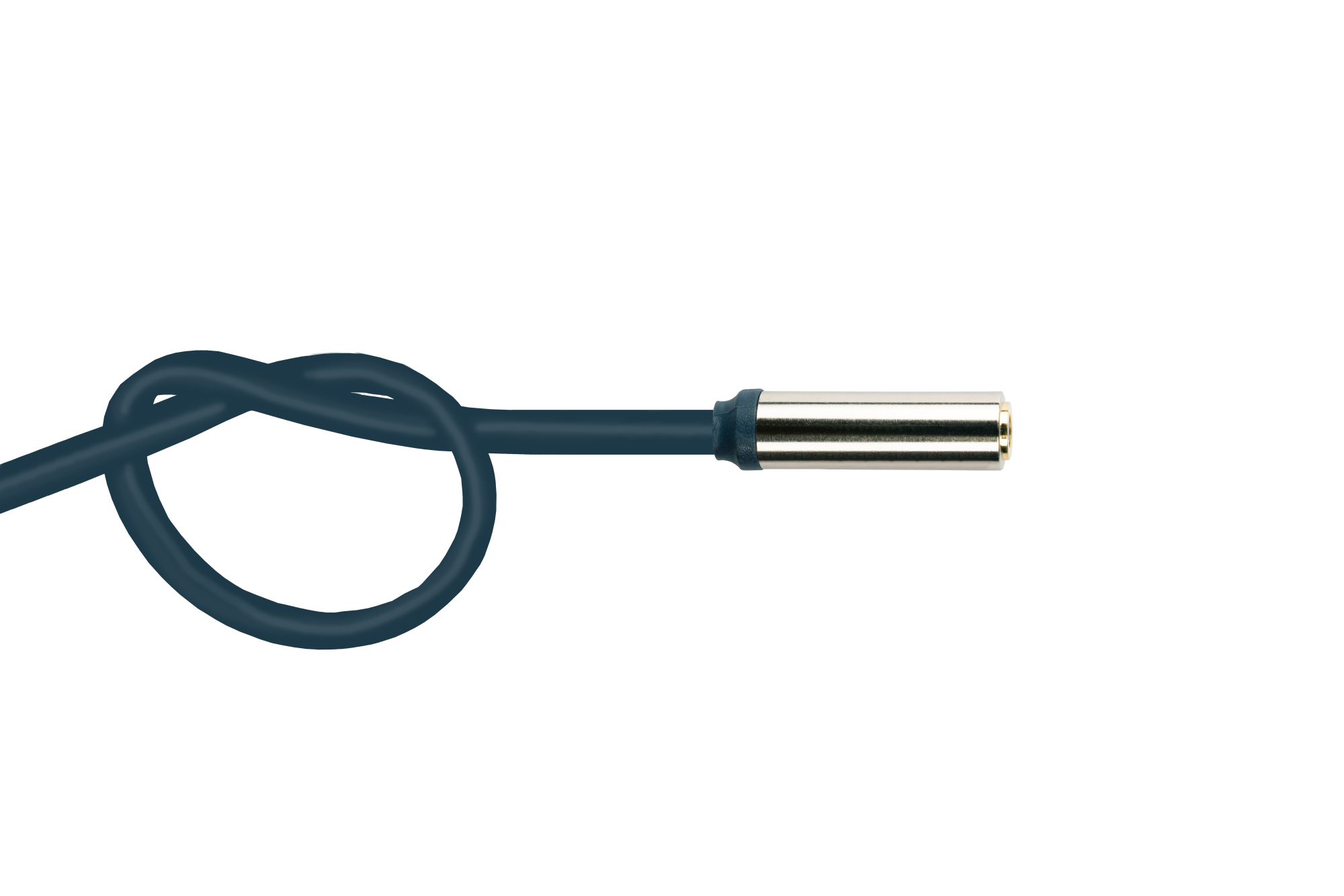 Audio Verlängerungskabel SmartFLEX, High-Quality, 3-poliger 3,5mm Klinkenstecker an Klinkenbuchse, dunkelblau, 1m, Good Connections®