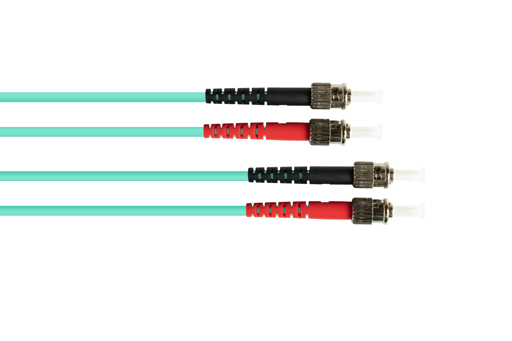 Patch cable LWL Duplex OM3 (Multimode, 50/125) ST/ST, LSZH, 0,5m, Good Connections®