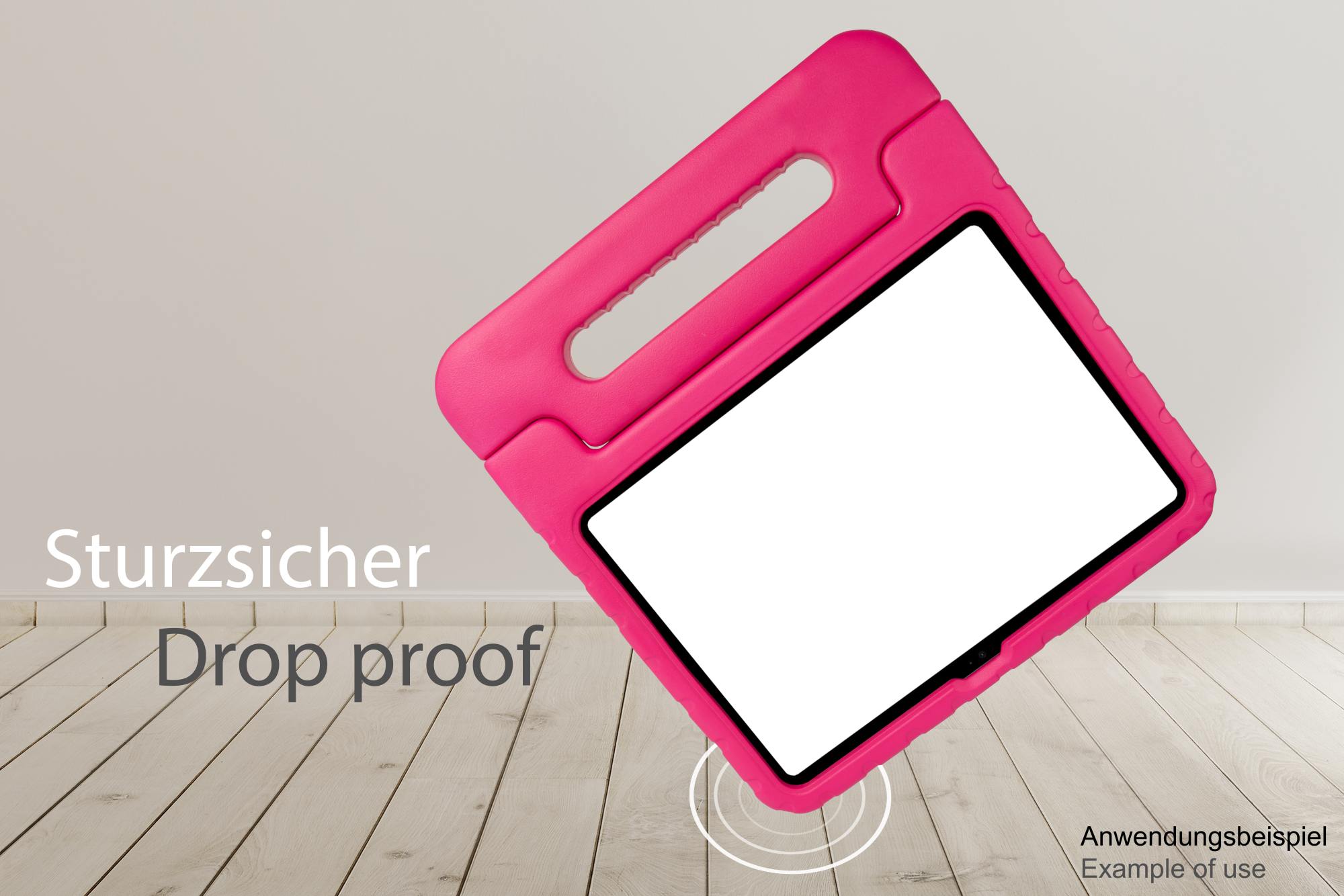 IPad 10.9" (10th gen.) tablet protective case with kickstand, magenta, Good Connections®