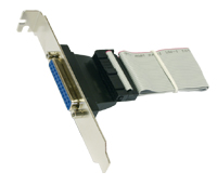 Exsys® Standard Slotkabel 25 Pin Parallel mit 30cm länge