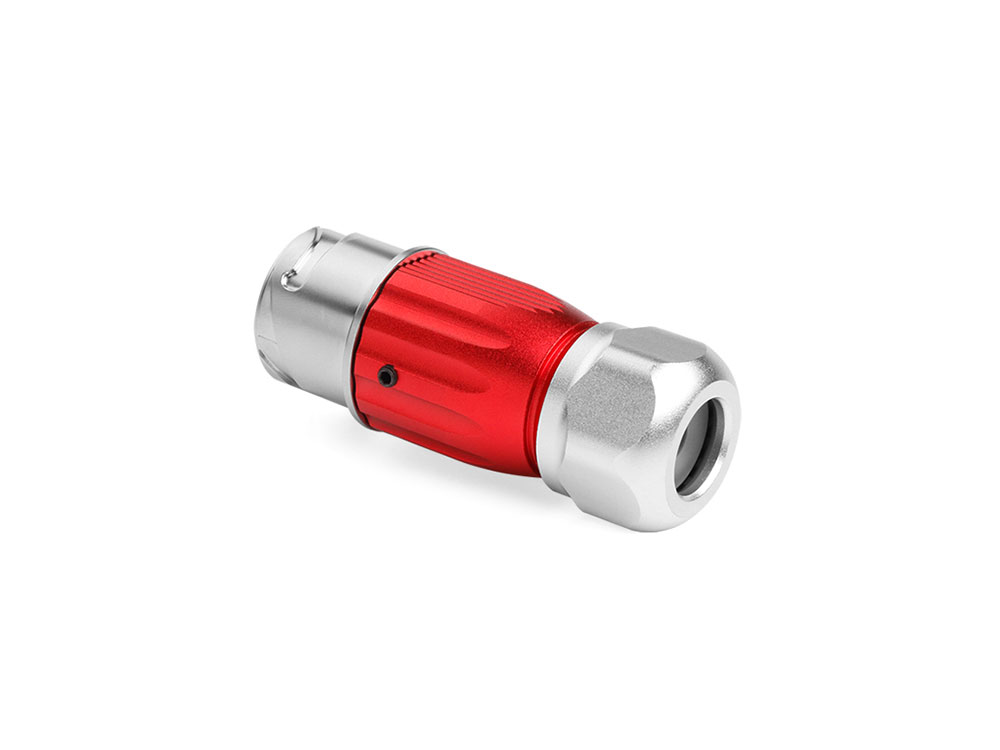Industrie-Steckverbinder S3 - Power (3-Pin) Buchsenstecker mit Kabelverschraubung, Lötanschluss, Metall, M20, Bajonett, IP65/67, Good Connections®