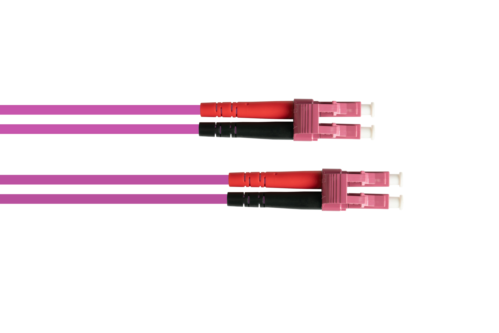 Patch cable LWL Duplex OM4 (Multimode, 50/125) LC/LC, LSZH, exchangeable polarity, 0,5m, Good Connections®