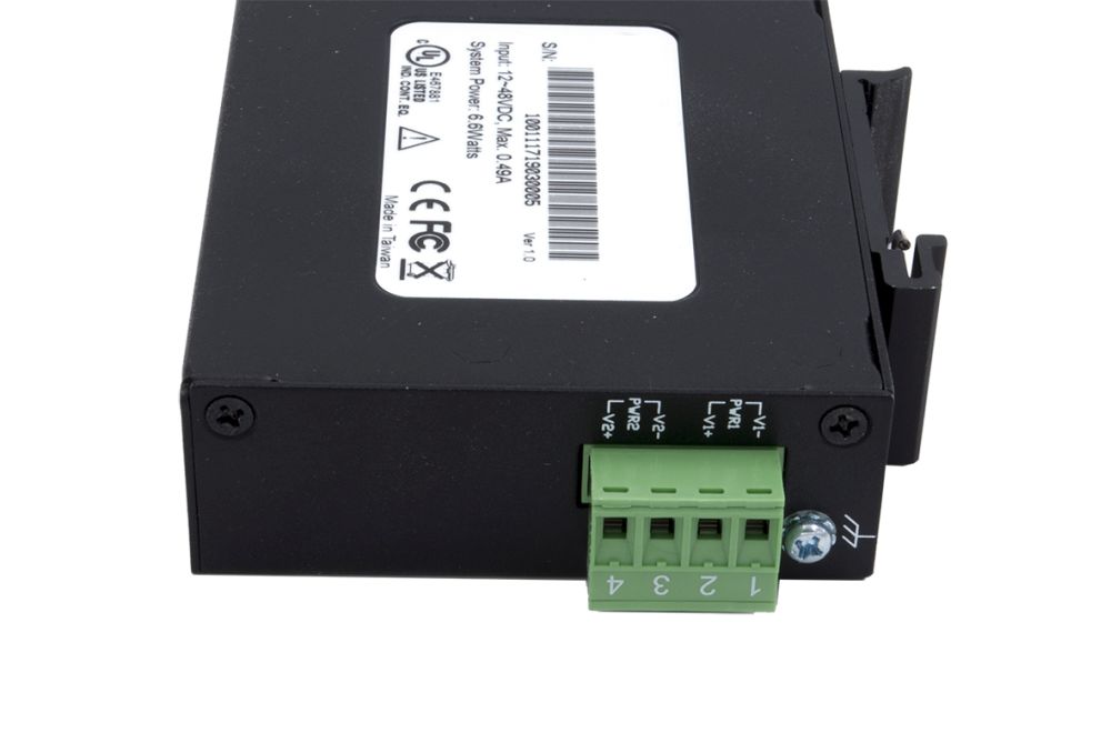 5 Port Industrie Ethernet Switch 5*10/100Tx, 12-48VDC Power Input Kompakte Version, Exsys® [EX-6200]