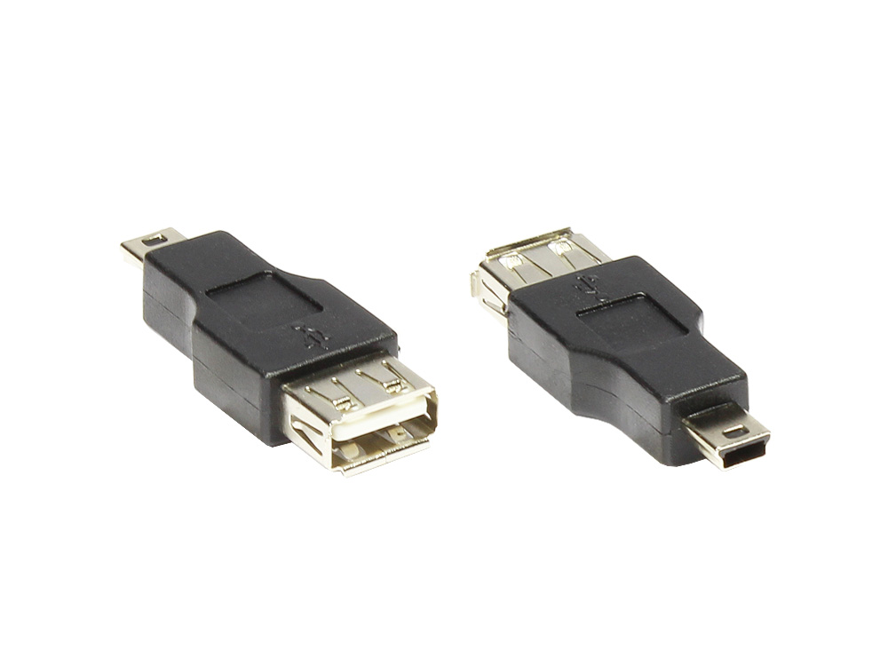 USB A Buchse an MiniA-5-Pin Stecker
