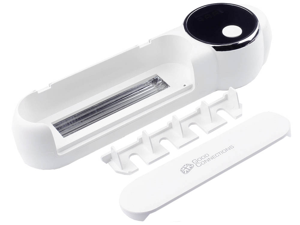 UV-C toothbrush disinfection station, for four electric/manual toothbrushes, Good Connections®