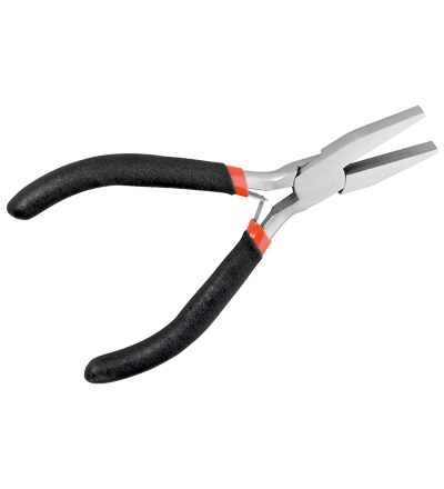 Flachzange 125mm mit abgeflachten und glatten Backen (3cm)