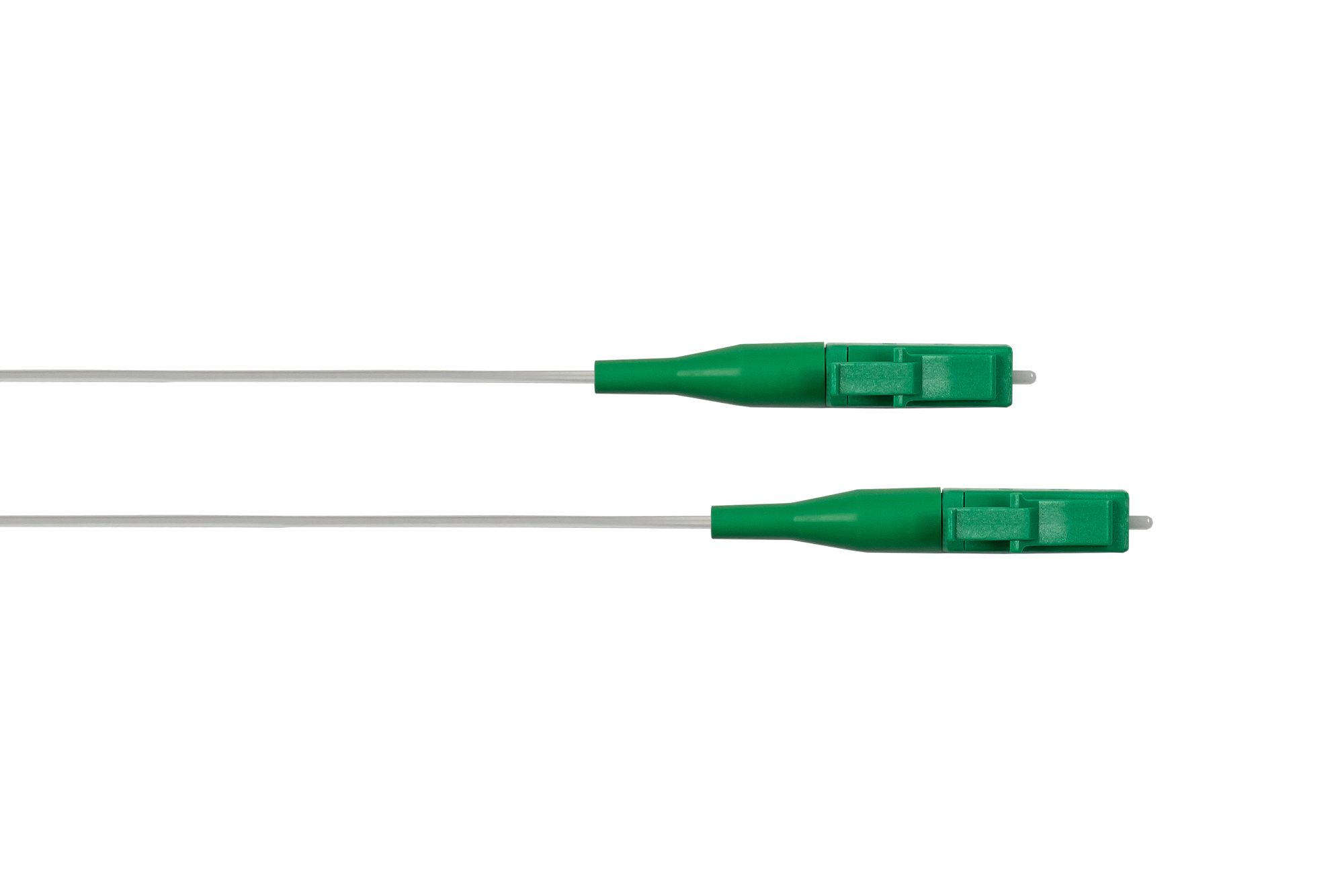 kabelmeister® LWL-Patchkabel OS2 Simplex, LC/APC - LC/APC, G.657.B3, 0,9mm, transparent, 5m