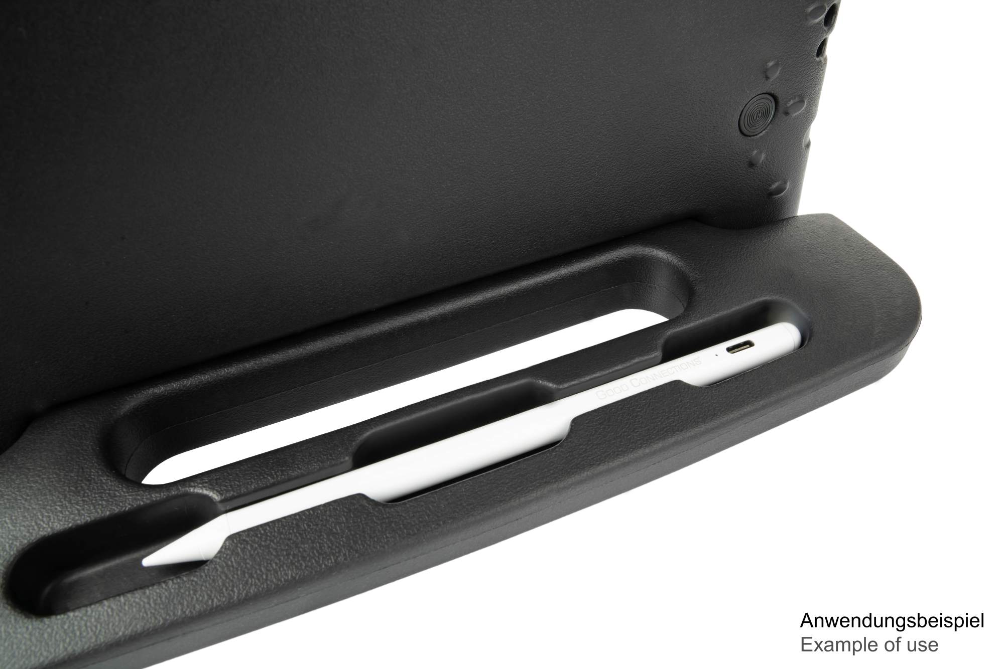 IPad 10.9" (10th gen.) tablet protective case with kickstand, black, Good Connections®