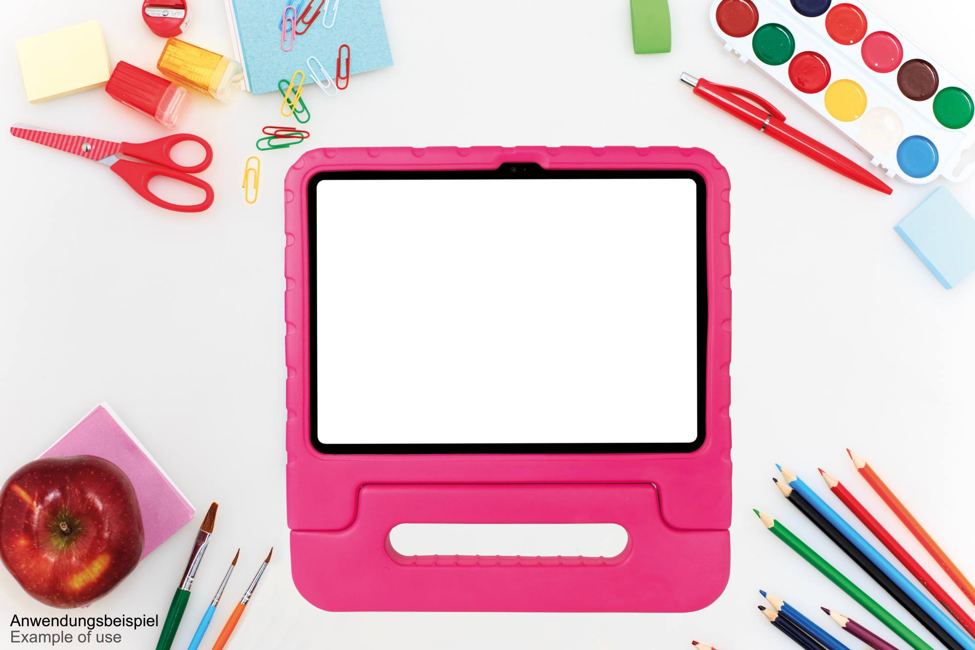 IPad 10.9" (10th gen.) tablet protective case with kickstand, magenta, Good Connections®