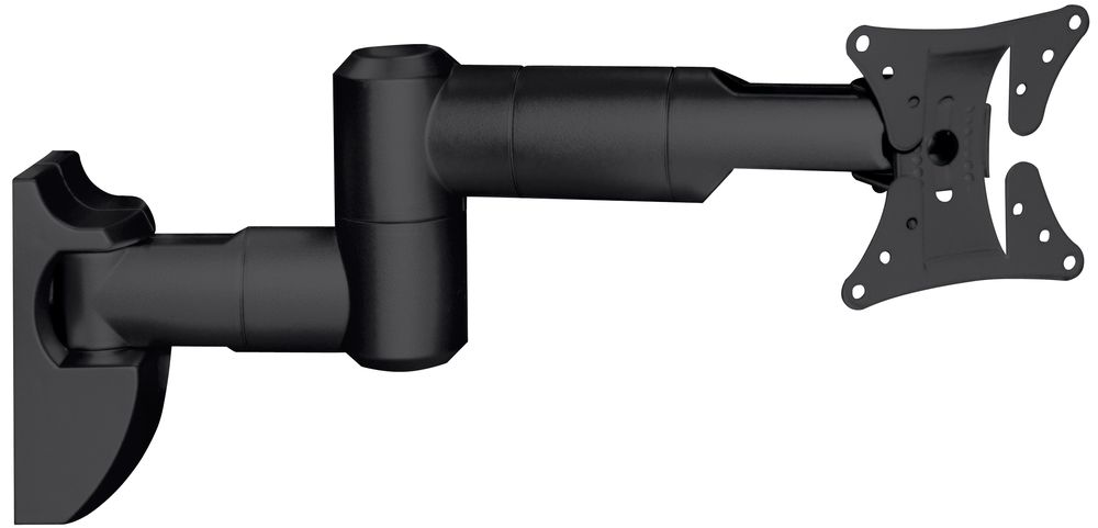 Flachbildschirm-Wandhalter, 10"-30",-30kg, Neigung 20°, schwarz