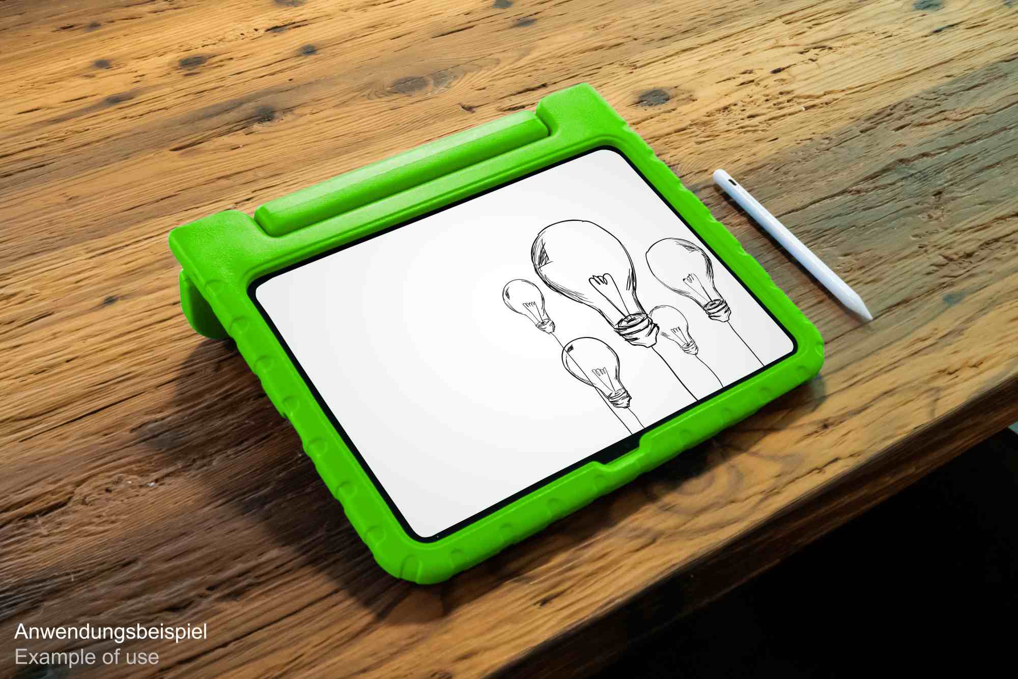 IPad 10.9" (10th gen.) tablet protective case with kickstand, green, Good Connections®