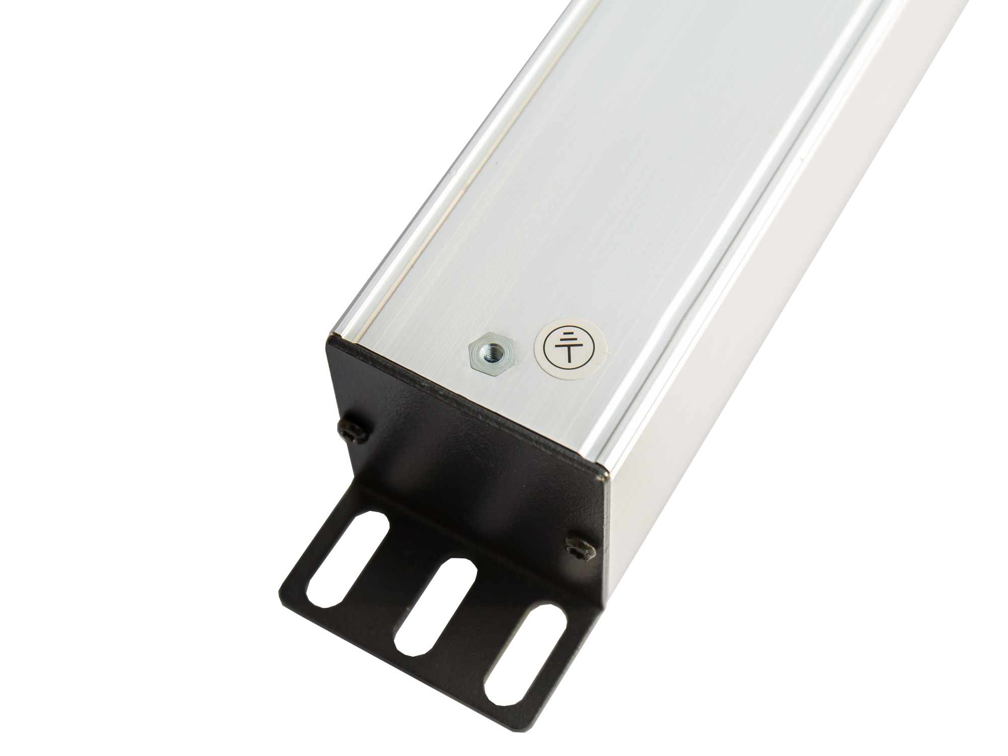 Steckdosenleiste 19", 1HE, Schutzkontakt-Stecker an an 8x Sc