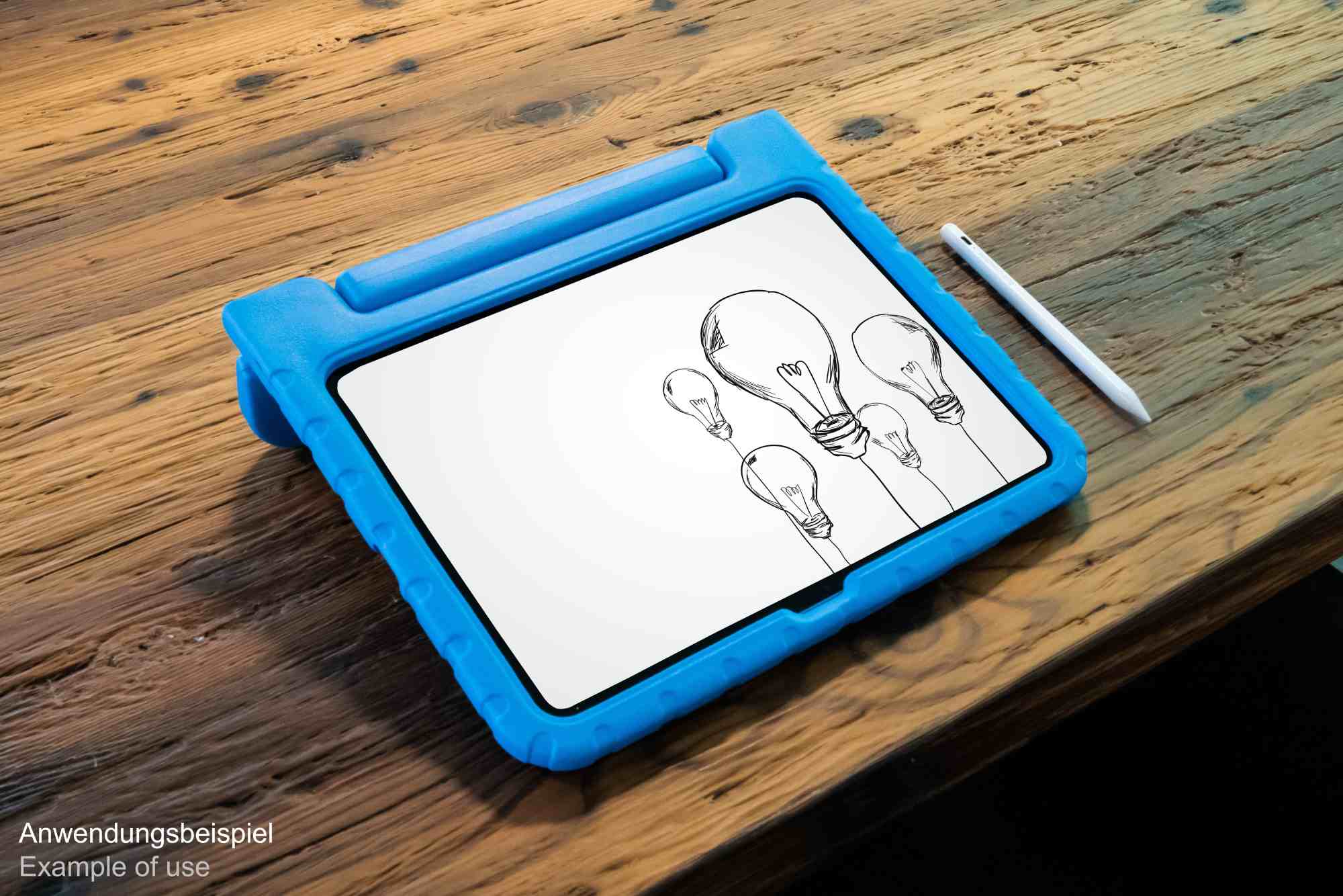 IPad 10.9" (10th gen.) tablet protective case with kickstand, blue, Good Connections®