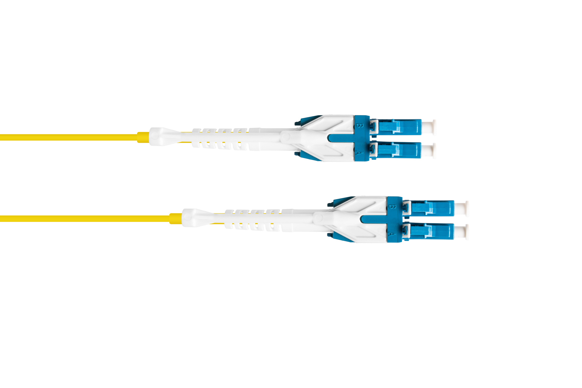 Patchkabel LWL Duplex OS2 (Singlemode, 9/125) LC/LC, UNIBOOT, LSZH, Entriegelungslasche, 7,5m, Good Connections®