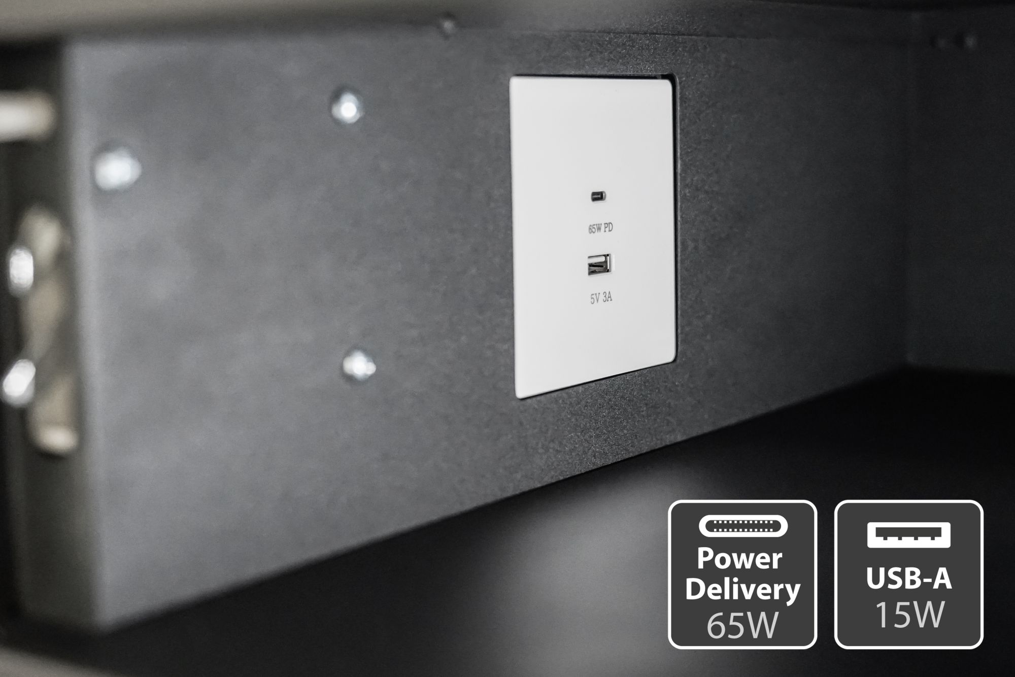Good Connections® Expansion module for charging spindle / charging cabinet with 12 lockers, 65W USB-C™