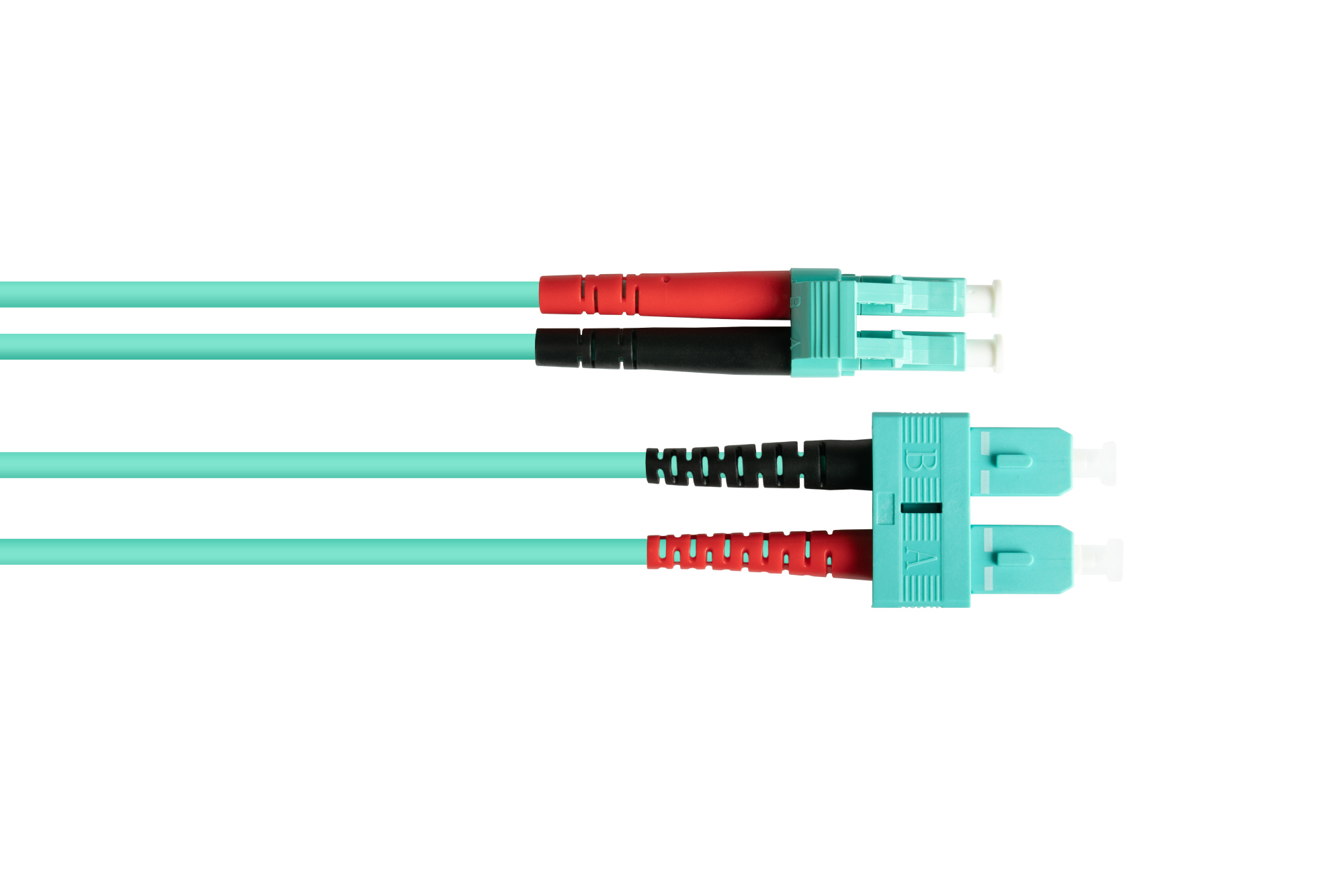 Patchkabel LWL Duplex OM3 (Multimode, 50/125) LC/SC, LSZH, austauschbare Polarität, 20m, Good Connections®